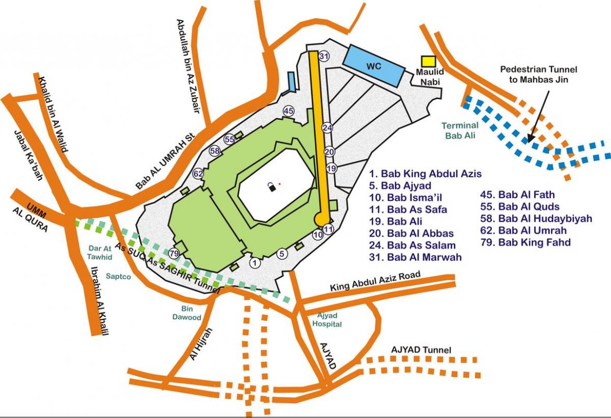Территория аль харам. Карта масжид Аль харам. Схема Аль Харама. Карта мечети Аль харам. Мечеть Аль-харам Мекка план.