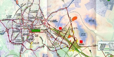Мекка мечеть Аль-харам Шаріф карті