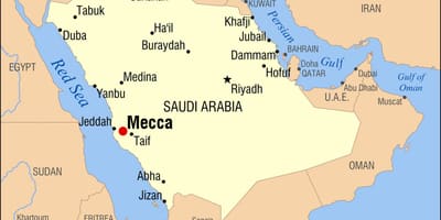 Карта готелю swissotel makkah з картою