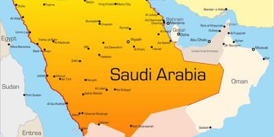 Mecca Саудівська Аравія карта 